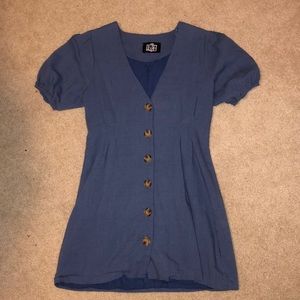 Luxe boutique button up dress